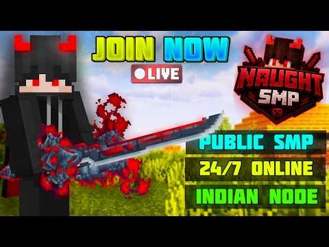 PUBLIC Minecraft Server (NAUGHT SMP) Launch!