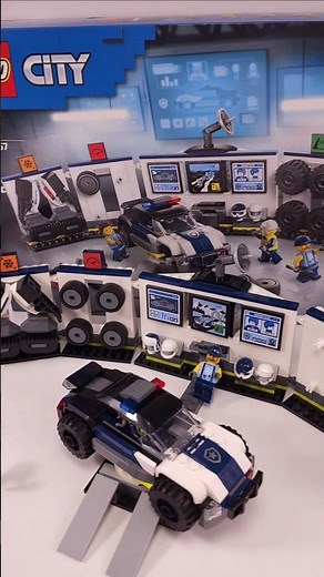 LEGO City Custom Police Car Garage (60457)[489 pcs] #shorts @TopBrickBuilderLite