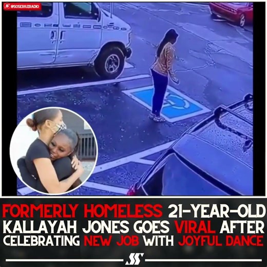 FROM THE STREETS TO A NEW CAREER 21 YEAR OLD DANCES FOR JOY AFTER BEING HIRED!!