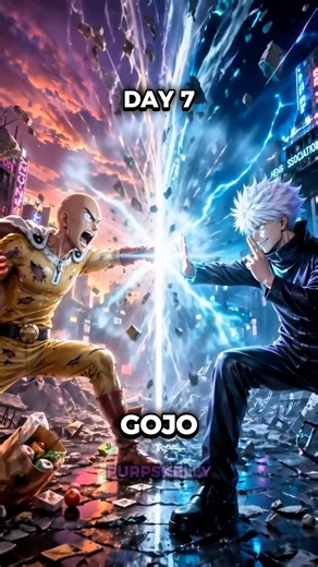 How Long Would Gojo Survive in One Punch Man? 💀