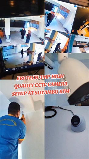 Erotech 3MP High Quality CCTV Camera setup and Installation at soyambu Kathmandu. Trusted brand with best features and Quality #Erotech #bestIPcamera #ccrvforhome #hikvision_cctv #Tiandy #cctvinstallationktm #bestcctvcamera #CCTVCamera | Eroth Technologies Pvt. Ltd.