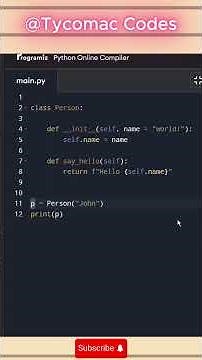 __str__ method in python programming | #shorts #coding #programming #python #pythonprogramming