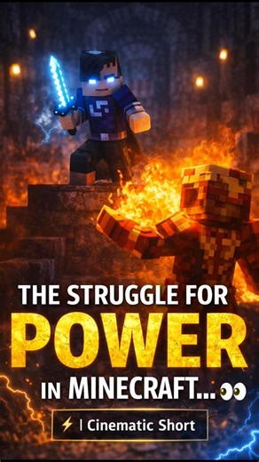 The Struggle for Power in Minecraft… ⚡👀 | Cinematic Short #minecraft #viral
