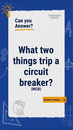 What two things trip a circuit breaker? (MCB) #electrical #electrician #electricalwork #mcb