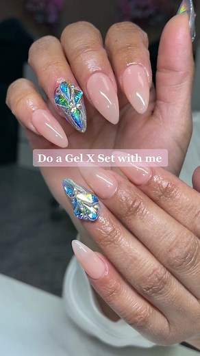 Gel X Nail Application: Short Stiletto Nails Tutorial