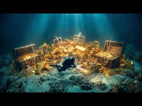 Ancient Treasures Beneath the Ocean Floor | Diver Finds Lost Kingdom Secrets