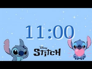 Stitch 11 minute timer Study with Stitch Classroom timer Pomodoro Timer