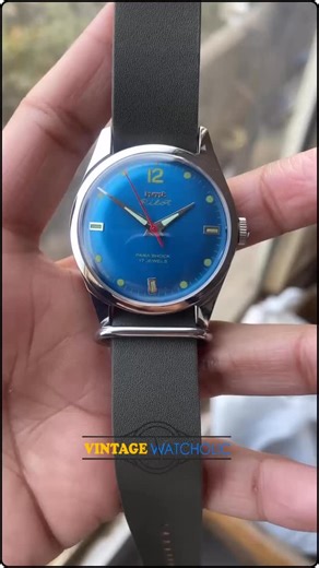 Mohd Anas on Instagram: "Price 2350/- DM to Buy. Brand/Model: Vintage Mod HMT Pilot Movement: Hand Winding 17 jewels (no battery needed—self-winding) Case Size: 35mm (vintage standard, wears well on most wrists) Case Material: Stainless steel,Glass Back Dial: Blue Face With Printed Figure’s Functions: Analogue Bracelet: Green Nato Leather Strap Origin: Made in India We are the Vintage Watch Dealer Located in India, We are in this trade since 2014, We source the Vintage Watches from all over Indi