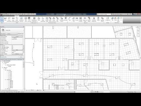 Revit for MEP - Electrical Lighting Systems - Circuits, Switches and Annotation
