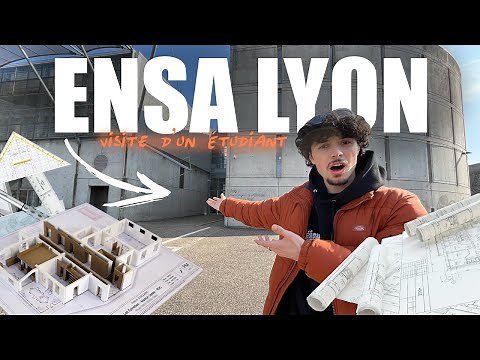 🏛 We VISIT THE LYON SCHOOL OF ARCHITECTURE! (life as an architecture student)