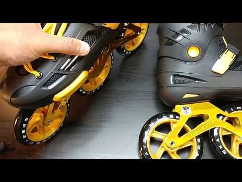 Epic Skates Engage 3-Wheel Inline Speed Skates (Unboxing / demo)