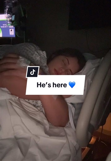 Giving birth at the hospital alone without my partner because we have little ones at home had to be one of the hardest and strongest things I’ve ever had to do 🥺 my son is here though, healthy and so perfect 💙 #fypシ #fypシ゚viral #babiesoftiktok #birthstory #38weeks