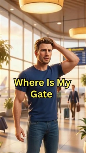 Where Is My Gate? – (A2-B2 English)