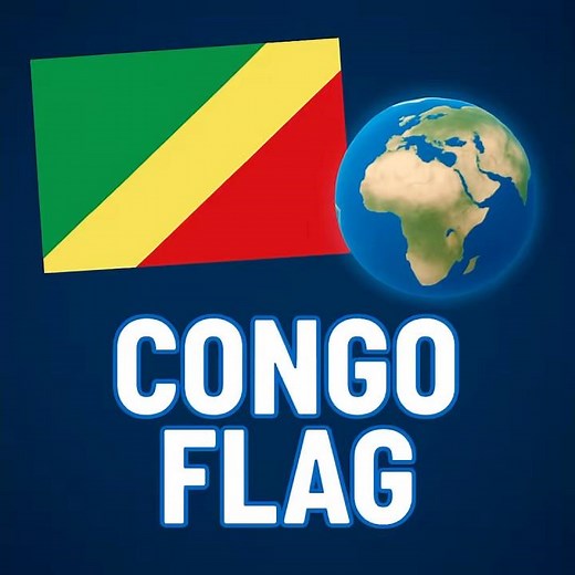 🇨🇬 Why Does the Congo Flag Have a Diagonal Stripe?