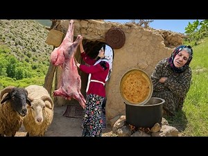 The Amazing Cooking of Beautiful Iranian Women: Iranian Girl on the Mountainside
