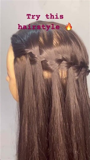 Very easy party hairstyle 😍 #easyhairstyle #fy #hairstyle #youtubeshorts #likeandsubscribe