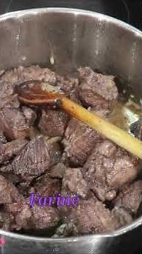 Daube provençale #cuisine #facile #recette #daube #provence #bœuf #sauce #vinrouge #lard #france