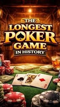 What’s the Longest Poker Game in History?