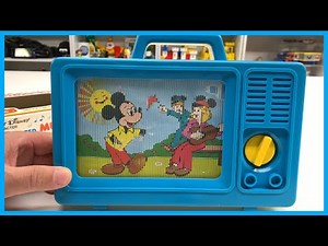 Walt Disney Mickey Mouse Club Animated Musical “TV” by Ideal Toys