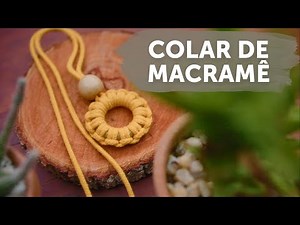 Easy and Quick Macramé Necklace | Step by Step Tutorial
