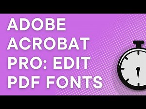 Fillable PDF forms: how to edit fonts and text size in the form fields using Adobe Acrobat Pro DC