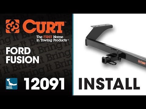 Trailer Hitch install: CURT 12091 on a Ford Fusion