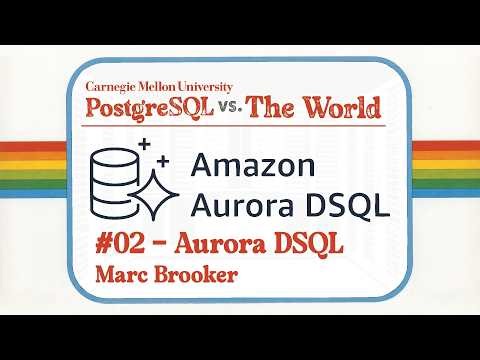 Aurora DSQL: Serverless, Scalable, Global OLTP Database System (Marc Brooker)