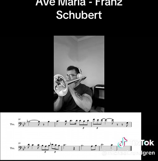 Stunning Performance of Ave Maria by Schubert on Alto Trombone