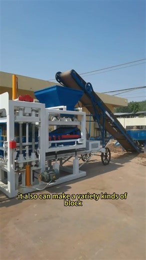 QT4 18 automatic hydraulic cement concrete solid block moulding machine for split blocks #block