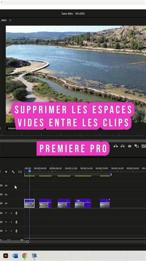 Comment supprimer les espaces vides automatiquement entre les clips sur Première Pro ?