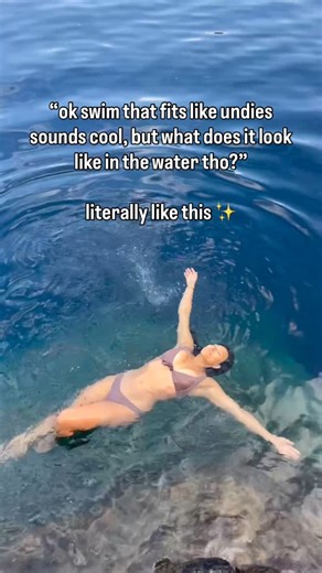 onewith® 🫧 swimsuits that fit like underwear® on Instagram: "onewith’s swim that fits like undies = 2 layers of fabric; just like any other swimsuit! Our patented swim is just bonded together, not sewn with tight, bulky seams that squeeze. So, swim away, mermaids 🧜‍♀️ did we mention there’s also an inner grip strip inside to keep things secure without the use of tight elastic that digs?!"