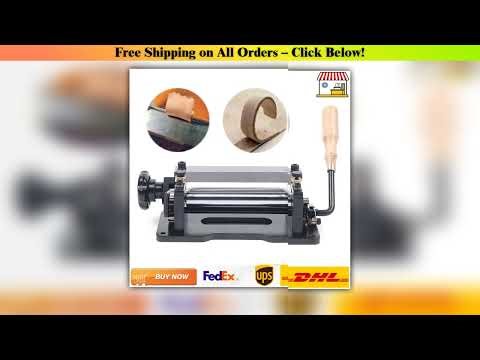 15cm Craft Leather Splitter Machine| DIY Manual Leather Cutting Peeler| 2-6mm Thickness Adjustable