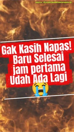 Gak Kasih Napas! Baru Selesai Jam Pertama Udah Ada Lagi 😭. #shorts #belajar #sekolah