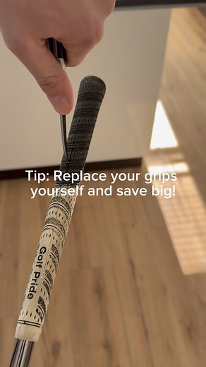 Hendrik/Golf on Instagram: "Do it yourself. Regripping your golf clubs at home is super easy and saves you a lot of money!  You’ll need grip tape, a utility knife, grip solvent, a vice and the new grips. No need to pay high shop fees — try it and enjoy fresh grips for less! #golf #golfclub #golfgriptip #gripchange"