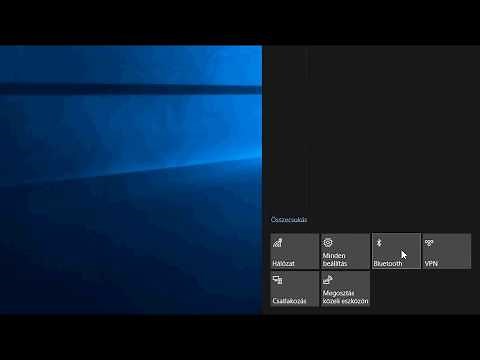 Bluetooth kapcsolat használata