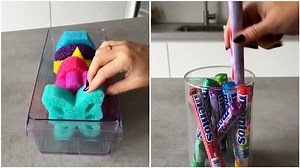 Colorful Candy Jar Fill And Storage Organizing