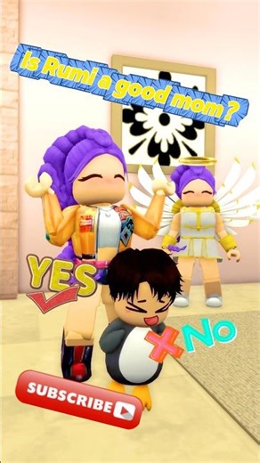 Rumi became a better mom because of Jinu ❤️ | Michael Roblox RP