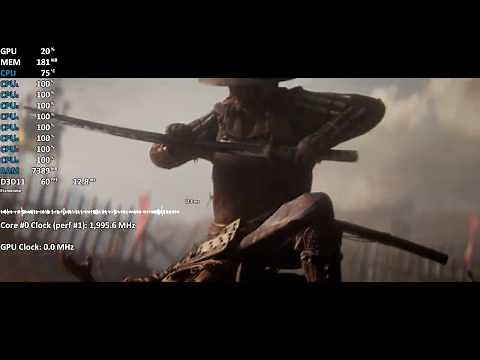 Intel 10th Gen - i7-1065G7 Test - Sekiro: Shadows Die Twice - Iris Plus Graphics 940 iGPU