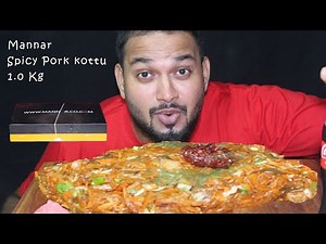 RS.1000 1Kg Spicy Pork Kottu*Mannar Restaurant