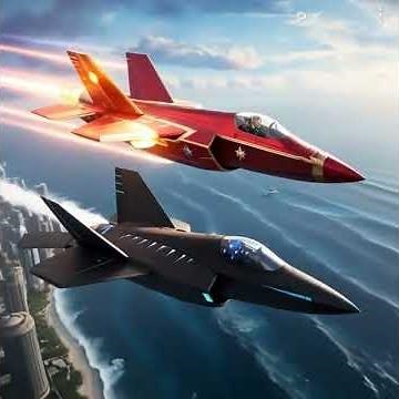 Epic Fighter Jet Race Animation – Supersonic Showdown in the Skies
