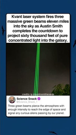 CRAZY 60,000 FOOT LASER SHOT