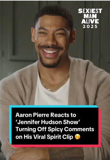 Aaron Pierre's Viral Moment on The Jennifer Hudson Show
