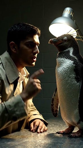 Penguin Interrogation coz tuna is missing 😂😂 #viral #shorts #shortvideos #youtube #youtubeshorts