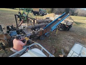 Homemade firewood processor
