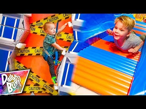 AMAZING Indoor Playground Building Climb!