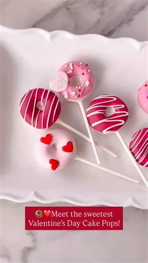 Meet the sweetest donut cake pops for Valentine’s Day 🍩💘These cake pops are the cutest (and easiest) sweet treat for Valentine’s parties, Galentine’s Day, or a fun baking day at home. Simply mold, dip & decorate for bakery-style cake pops that everyone will love!✨ Made using our beginner-friendly donut cake pop mold, perfect for creating smooth, perfectly shaped donut pops every time! Save this idea for Valentine’s Day baking inspo and tag us when you make yours 💗 🛍️: www.mylittlecakepopmold