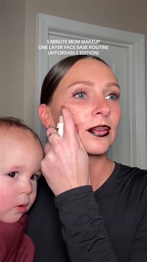 emily clark on Instagram: "Hi, it’s us again! 😊Moms, here’s an easy 5 minute one layer face base makeup routine that’s actually affordable! 🤎 @sacheubeauty @maybelline @lorealparis @nyxcosmetics @elfcosmetics Comment “mom” if you’d like a message with the products I used - you must be following me to receive the d m otherwise it won’t send! 🫶🏻 #mom #makeup #makeuptutorial #onelayermakeup #affordablemakeup #makeupofinstagram #makeupoftheday #motd #maybelline #nyxcosmetics #elfcosmetics #lorea