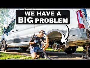 We're TOO HEAVY- Upgraded our Suspension to SUPER SPRINGS | Ford Transit Conversion