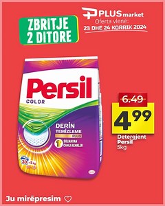 3.8K views · 165 reactions | ÇMIMET MË TË LIRA VETËM TË MARTËN DHE TË MËRKUREN - E GARANTUAR ✅ Zbritjet vlejnë vetëm me 23 dhe 24 Korrik 2024 ⏰ Ju mirëpresim 懶 | Plus Market | Facebook