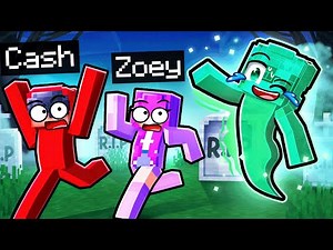 Playing as a GHOST to Prank My Friends in Minecraft!